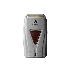 Andis TS-1 17235 Pro Foil Lithium Titanium Foil Shaver, Cord/Cordless, Smooth Shaving Cordless Shaver with Charger, Gray