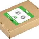 uxcell Upholstery Tacks Nail Pins Furniture, 100Pcs 16x16mm Thumb Tack Pins Assortment Kit Carbon Steel for Home Sofa DIY Decorative Nail Heads Nails, Silver Tone