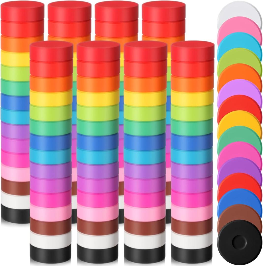 Nuanchu Tempera Paint Cakes 15 Colors Washable Art Supplies, 120 Pcs, 1 Count