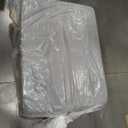 HOMFINE Folding Sofa Bed - Convertible Sleeper Chair with Pillow, Fold Out Couch, Memory Foam Floor Mattress, Futon Couch, Lazy Sofa for Living Room/Dorm/Guest Room/Home Office, Grey, Queen Size