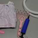 Portable Inflatable Hair Washing Basin for Bedridden - Wash Hair Inflatable Shampoo Bowl with Scalp Massager For Elderly,Disabled,Injured,Ideal Inflatable Sink (1 Shampoo Basin+ 1 Scalp Massager)