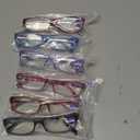 Gaoye 2.5 Reading Glasses for Women, 6 pack Fashion Readers for Women Spring Hinge Eye Glasses, Blue Light Reading Glasses (*C1 Mix Color)