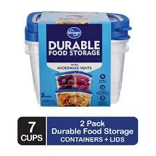Kroger 7 Cup 2 PK Food Storage