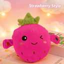 Baby Musical Sensory Toy,nteractive Musical Plush Toy with SoundsSensory Activity Learning Educational Kid Toy,Fun Christmas and Birthday Gifts Suitable for Multiplayer interaction (pink strawberry)
