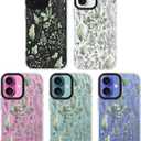 ChiCsFleur for iPhone 16 Case, TPU Phone case with Camera Protection for Women Girls Teens - Green Watercolor Botanical Leaf Herb Natural Garden Floral Clear Gift Sorority Aesthetic Unique (Verdelle)