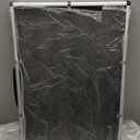 Portable Trade Show Display Case, 28"x20" Aluminum Card Show Display Case with Lock, Large Table Top Sports Card Display Case with Clear Acrylic Glass for Jewelry, Trading Card, Collectibles Shows