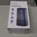 Humidifiers for Bedroom, 2.0L Cool Mist Humidifier for Home Plant and Baby Nursery, Quiet Ultrasonic Humidifier with 360 Nozzle, Auto Shut-Off, Filterless, Black