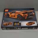LEGO Technic Lamborghini Huracn Tecnica Orange Toy Cars - Building Toys for Kids, Boys & Girls, Ages 9+ - Lamborghini Toy Car W/ V10 Engine & Steering - Gift Ideas for Birthdays - 42196