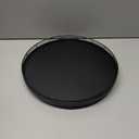 13" Oak Wood Lazy Susan Organizer, Lazy Susan for Cabinet Dining Table Pantry Wood Turntable Organizer Tray for Coffee Table Kitchen Countertop Salt Pepper Spice Organization and Storage Round Black