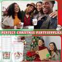 48 Pcs Friendsmas Christmas Party Supplies There's Some Ho Ho in This House 16oz Plastic Cups Funny Christmas Party Decorations Santa Disposable Cup for Holiday Reusable Drinking Supplies