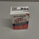 Fly Strips Indoor Sticky Hanging 24pk with Pins. Non Toxic Outdoor Fly Trap Indoor for Home. Flies Tape Paper Trap Ribbon Roll for House Gnat Fruit and Housefly. Bug Catchers for Inside Home Flypaper