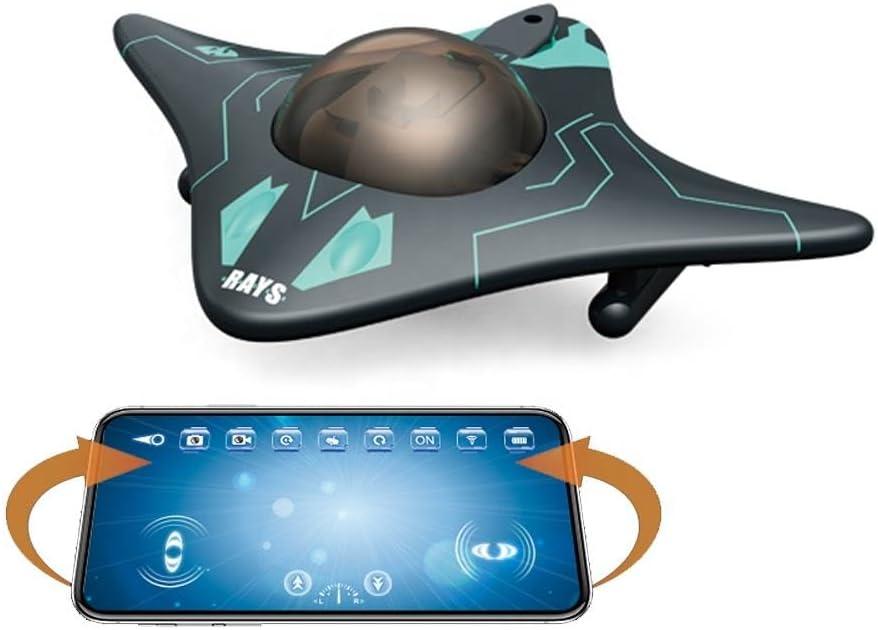 Mini RC Boat 6CH Waterproof WiFi Remote Control Camera Boat for Pools & Lakes Real-Time Shoot Outdoor Children Toys