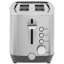 GE 2 Slice Stainless Steel Toaster, Extra Wide Slots for Toasting Bagels, Breads, Waffles & More, 7 Adjustable Shade Settings, Removable Crumb Tray, Countertop Kitchen Essentials, 850 Watts