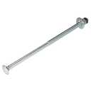 1/2" x 12" (25 Pack) Zinc Carriage Bolt Kit, Grade 307A by Makers Bolt