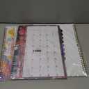 3 x Calendar 2025-2026, 18 Months Wall Calendar July 2025 to Dec 2026 Calendar with Julian Dates, 11" X 8.5" (Flower)