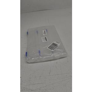 3 Pack Translucent Plastic Paint Brush Holder, Long Paint Brushes Watercolor Pens Pencils Drawing Tools Storage Box Container Case(13" x 2.8" x 1.4")
