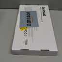 LeadsaiL Wireless Keyboard and Mouse Combo, 2.4Ghz Cordless Mechanical Keyboard and Silent Mouse for Business, Low-Profile Red Switch, 98-Key Compact Slim Keyboard for Windows/MacOS PC Laptop- Purple