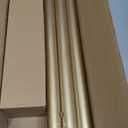 Curtain Rods 36 to 120 inches (3-10 ft), 1 Inch Diameter Adjustable Heavy Duty Curtain Rods with Decorative Openwork Carved finials for Home Decorative Curtain Rod Gold