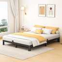Superay 7 Inch Queen Bed Frame Low Profile with Rounded Legs, Easy Assembly