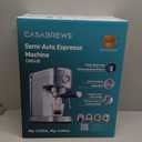 CASABREWS CM5418 Espresso Machine 20 Bar, Compact Espresso Maker with Steam Milk Frother, Stainless Steel Coffee Machine with 34oz Removable Water Tank for Cappuccino, Small Latte Machine, Silver