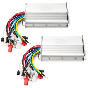 Dual Mode 12-Tube 48V 60V 64V 72V 1000W 1500W Brushless Motor Speed Controller DC Universal Replacement for High Power E-Bike Scooter (Silver)