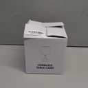 Kakanuo Mini Cordless Table Lamp Silver - 1 Pack 4000mAH Battery Operated Lamp for Decor, 3000K Stepless Dimming Touch Rechargeable Lamp for Bedroom, Dining Table, Counter, Living Room