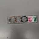 Tensea [4+4Pack for Samsung Galaxy Watch FE 2024/5 2022/4 2021 Screen Protector Case 40mm Accessories, Hard PC Bumper/HD Anti-Fog Tempered Glass Protective Film, Face Cover Set