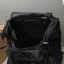 Motorcycle Dog Carrier for Large Breed of Dogs (~25-44lb), Waterproof, Portable, Triple Ventilation System, Motorcycle Bag for Sissy bar, Luggage Rack or seat. (L)