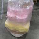 CoziBB 23Pcs Modular Kids Play Couch, Toddler Couch with Convertible and Multifunctional Foam for Inspiring Child Creativity, Kids Couch for Playroom Bedroom - Flower Theme