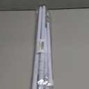 AIZESI 2pcs Spring Tension Rods Adjustable 26 to 39 inch Small Tension Curtain Rod No Drilling Expandable Spring Loaded Curtain Rod,Suitable for Doors and Windows 28 to 36 inch, White