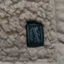 Woolrich Burlington Berber Blanket Super Soft, Cozy Lightweight Cover with Luxurious Velvet Binding, Modern Trendy All Season Bedspread Bedding-Set, Full/Queen: 90x90, Tan