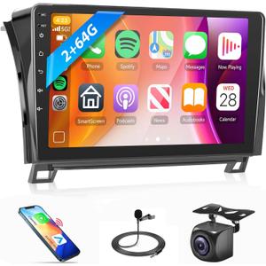 2G+64G Carplay Car Radio for Toyota Tundra 2007-2013 Android Car Stereo for Toyota Sequoia 2008-2018, Rimoody 10.1'' Touch Screen GPS Navigation Android auto Mirror Link Bluetooth WiFi Backup Camera
