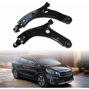 GXARTS Lower Front Left and Right Control Arm with Ball Joint 54501-A9100 54501-A9200 Compatible With KIA Sedona 3.3L 2015 2016 2017 2018 2019 2020 2021