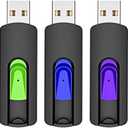 RAOYI 5 Pack 64GB USB Flash Drive, USB 2.0 Memory Stick Thumb Drives Jump Drive Pen Drive for PC Laptop Computer - 64G Multipack (5 Mixed Colors)