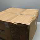 Cat Litter Box Plant Furniture Enclosure, Hidden Handwoven Rattan with Cat Litter Box and Artificial Plants, Odor Control Filter, Real Stones in Living Room, Bedroom, Corner (Brown)