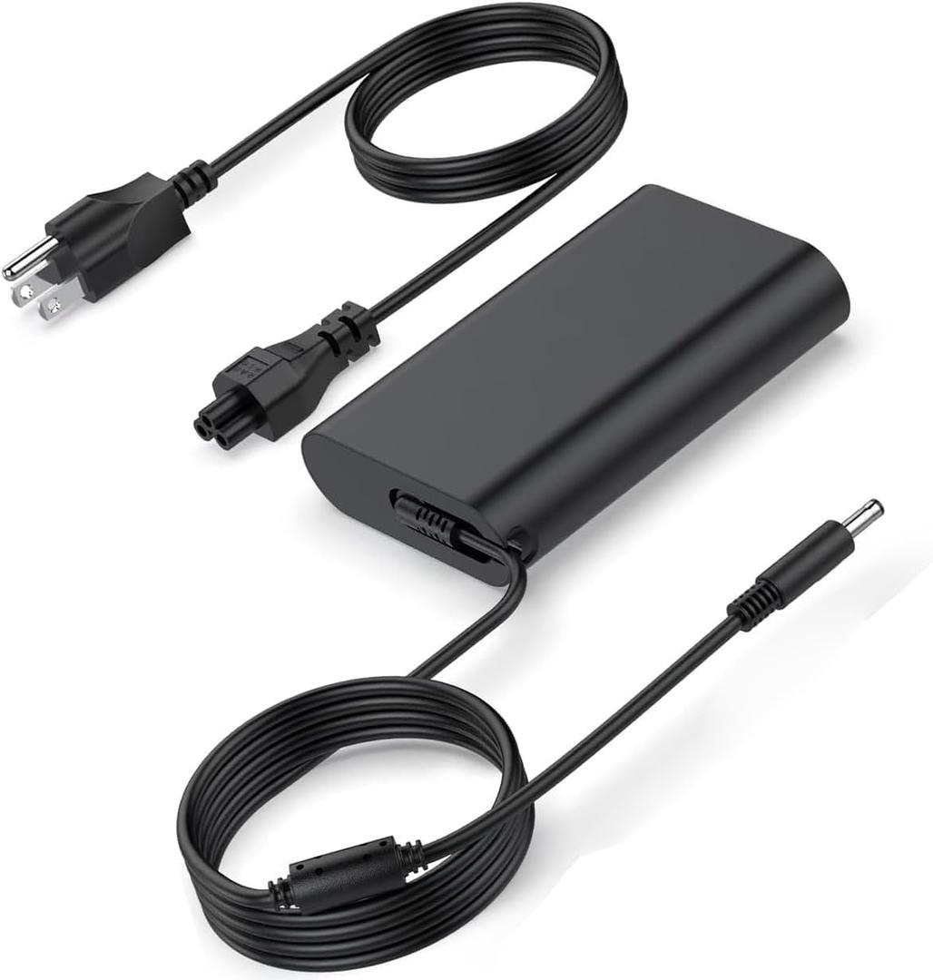 65W 45W Laptop Charger for Dell Latitude 3301 3390 3400 3410 3420 3490 3500 3510 3520 3530 3550, for Inspiron 13 14 15 16 17 3000 5000 7000, 4.5mm Tip with 7.4mm Converter