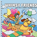 Whimsy Friends Adult Coloring Book for Relaxation - Gentle Symbiosis of Human and Animal Soothing Coloring Books for Adults Relaxation - Perfect Stress-Relieving Gift for Women Pack of 2