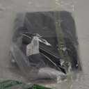 Olsa Dog Raincoat, Dog Hooded Slicker Poncho, 4 Legs Rain Jacket with Reflective Stripe, Transparent Water Proof Resistant Rain Snow Clothes for Small Medium Large (Black, 2XL)