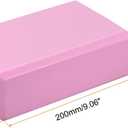 uxcell Yoga Block-Light Weight High-Density EVA Foam Brick for Beginners, Yogis, Pilates, Meditation (Pink)