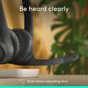 Logitech Zone 301 Wireless Bluetooth Headset with Noise-Canceling Microphone, Compatible with Windows, Mac, Chrome, Linux, iOS, iPadOS, Android Graphite