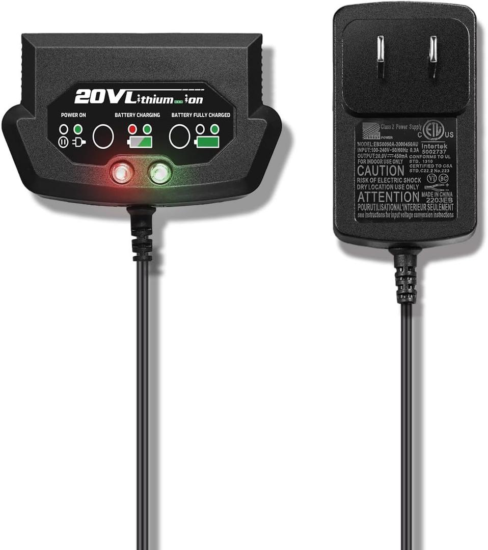 WORKSITE Replacement Charger for WORKSITE 2-Ah Battery