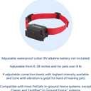 PetSafe Stubborn Dog Pet Fence Receiver Collar Only - In-Ground Containment Collar, Waterproof - Tone, Vibrae & Static Correction for Dogs 8lb and Up - From The Parent Company of INVISIBLE FENCE Brand
