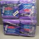 Always Discreet Adult Incontinence Pads for Women, Ultimate Extra Absorbency, Long Length, Postpartum Pads, 104 Count (4 Packs of 26)