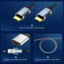 10FT for Thunderbolt 5 Cable, High Speed 40Gbps, PD 240W, 8K@60Hz, 4K@144Hz, USB4 V2 Cable, USB C Display Cable for Thunderbolt 4, Mac mini M4, iPhone 17, Razer Blade, ACASIS SSD