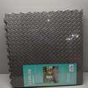 TCE AUPM002GY Interlocking Foam Mat Protective Exercise Workout Puzzle Floor Mat Tiles for Home Gym Equipment - 6 Pieces, 24 Square feet, Gray (Grey)