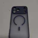 Designed for iPhone 17 Pro Max Case, Compatible with MagSafe, [Camera Protection] [15FT Military Drop Protection] Shockproof Translucent Matte Anti-Slip Phone Case, 6.9", Deep Blue