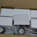 3-Light Bathroom Light Fixtures, Modern Vanity Lights, Black Metal Wall Lamp with Handcrafted Art Glass for Bathroom, Mirror, Living Room, Bedroom, Cabinet, Porch, Hallway, E26 Base