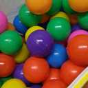 Ball Pit Balls Phthalate Free BPA Free Crush Proof Plastic - 7 Bright Colors in Reusable Play Toys for Kids with Storage Bag