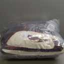 Cyusri Plaid Sherpa Comforter Set 3Pcs Fluffy Warm Fleece Down Alternative, Red Blue Grid Pattern Bedding Set with 2 Pillowcases, Queen Size 90"x90"