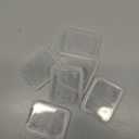 Clear Plastic Memory Card Case Compatible with SD SDHC SDXC Micro SD T-Flash Card (6 PCS)